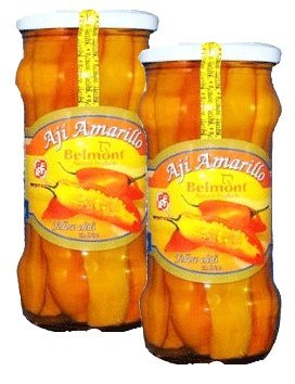 Belmont Aji Amarillo Entero - Yellow Chili in Brine 20oz. 2-pack