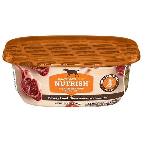 Nutrish Savory Lamb Stew Wet Dog Food, 8 oz. Tub (Pack of 8) (Rachael Ray) - image 2