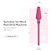 MelodySusie Professional Tornado Nail Drill Bits, 3/32'' Carbide Tungsten Multi-function Bits, Suitable for Manicure Pedicure Cuticle Gel Polishing, Salon Bits, Pink Blossom, Series Bit-X, Medium