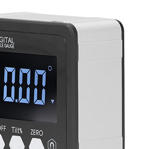 Inclinómetro digital Mingzhe con pantalla LCD grande y base magnética miniatura 7
