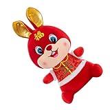 Poupée lapin du : le mascotte lapin peut être une décoration unique pour une étagère, un canapé, une voiture, un banc et plus , lapin en peluche