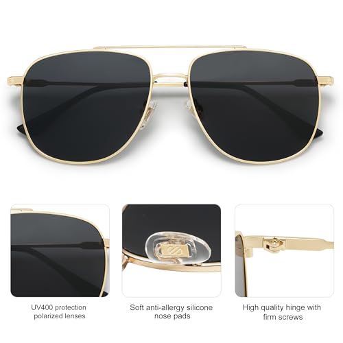 SOJOS Polarized Aviator Sunglasses Womens Men Trendy Designer Shades SJ12184