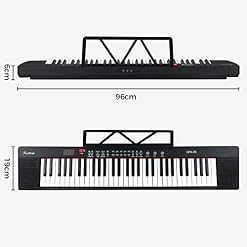 Asmuse Clavier de piano numérique 61 touches Piano Claviers électroniques 200 Tonalités 200 Rythmes avec microphone… - Les Beatles, Paul McCartney, John Lennon, RIngo Starr, George Harrison Asmuse Clavier de piano numérique 61 touches Piano Claviers électroniques 200 Tonalités 200 Rythmes avec microphone… – Image 3
