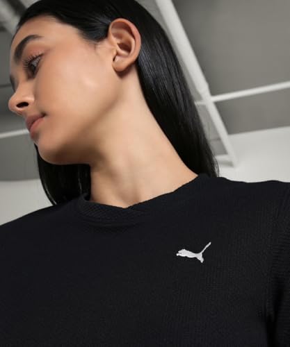 Image of PUMA Women Cotton Regular Fit T-Shirt
