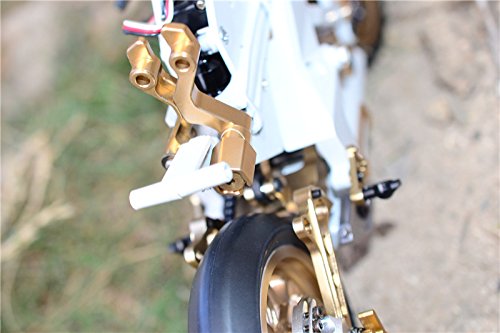 GPM Aluminium Seat Mount Blau – Tuning-Set Für Kyosho NSR500 Motorrad | 3-teilig | 1/8 Maßstab