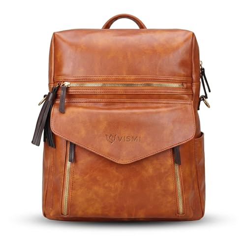 Image of VISMIINTREND Leather Backpack Bags for Women | College Backpack Bags for Girls | Ladies Purse Handbag | Gift for Woman