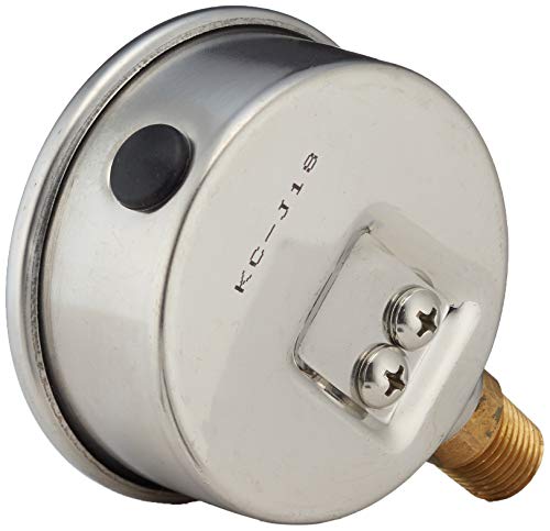 Gauge Stainless Steel Lower Mount Liquid Filled Pressure, 2.5" Face / Dial, Rated Wog, 1/4" Male Npt, Range 0 - 300 Psi (Qty 01) #TOP4