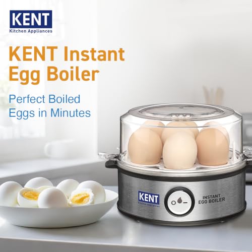 KENT Instant Egg Boiler 370-Watt, Silver - Image 4
