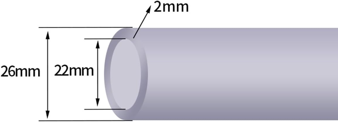 Silicone Tubing, Silicone Hose, Water Dispenser Hose, Horizontal Hose, OD 26 mm, ID22 mm, Wall Thickness 2 mm, Length 4m(13.12ft)