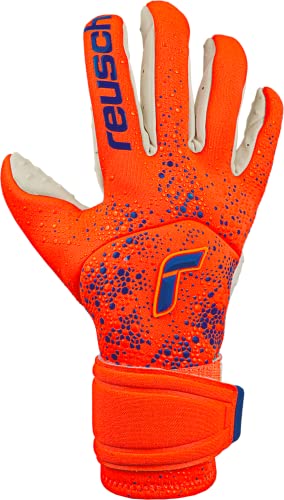 Reusch Pure Contact Speedbump Goalkeeper Gloves, Orange/White, Size 11 #TOP1