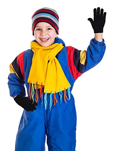 Satinior SATINIOR-Q-TODDLER KNITTED GLOVES-01 6 Pairs Toddler Knitted Gloves Kids Winter Warm Stretchy Mittens Soft Lightweight Mittens thumb #1