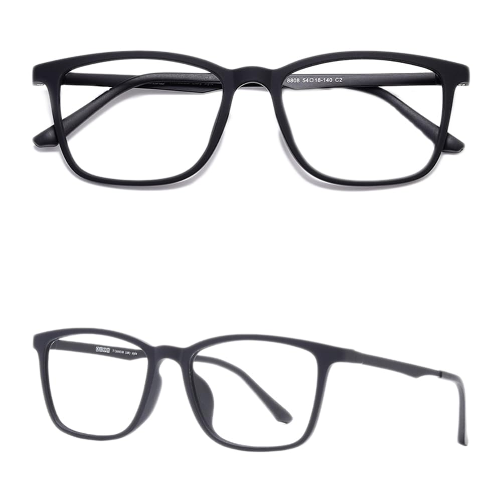 JIETIAN Herren Reintitan Progressive multifokale Anti Blaulicht Lesebrille, HD asphärische Harzlinse Lesebrille,01,+2.5