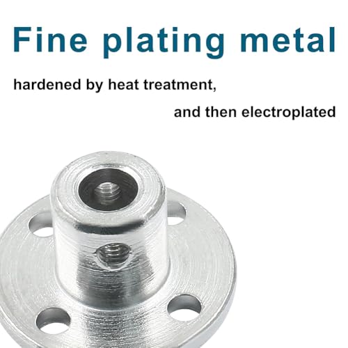 OVNSHVN 5mm Metallflanschwelle Starre Flanschkupplung Motorenwellenführung Wellenachslager