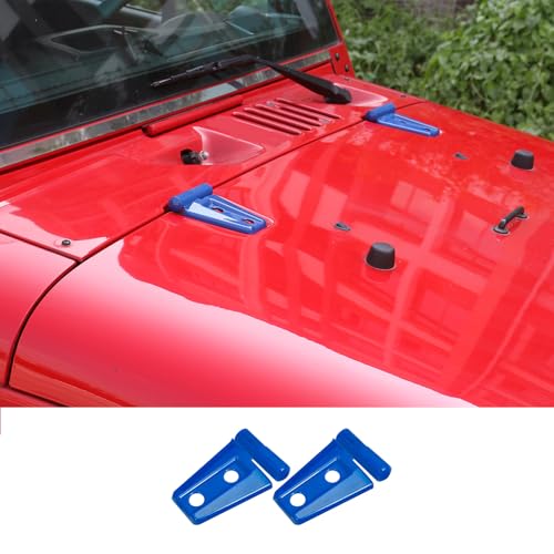 Cubierta de bisagra para capó: dale un estilo aventurero a tu Jeep Wrangler JK azul