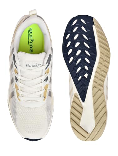 Image of Sports Shoes with Crystal Cushion Technology Lightweight Shoes Training Cricket,Gym,Comfortable Extra Max Cusion with Memory Foam Insole Running Shoes for Men HF146