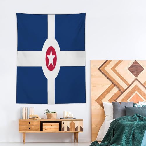 Tapiz de Indianápolis vertical para transformar la decoración de tu sala de estar 4