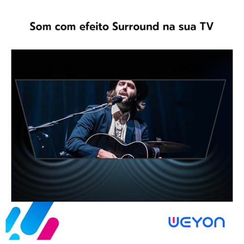 Smart Tv 24 Led Hd Weyon Android Tv Hdmi Usb Wifi 100/240v - Imagem 2