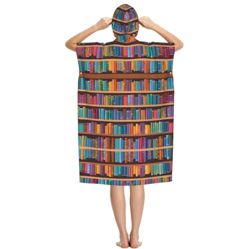 Peignoir à capuche bibliothèque séchage rapide et ultra léger pour plage - 3