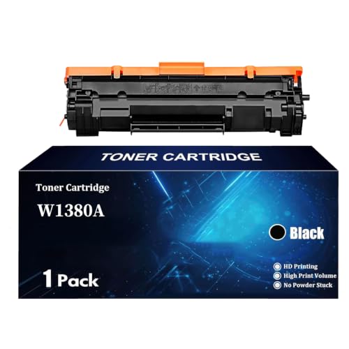 Toner noir W1380A avec puce pour optimiser l'espace télétravail sur HP Pro 3008dw