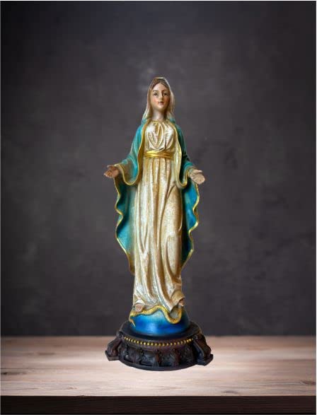 聖母像 メタル彫刻 青と金の装飾 聖母像 メタル彫刻 青と金の装飾 Amazon.co.jp: トップブラス 12 3/