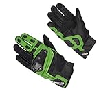 Racing Kawasaki Textil Leder Handschuhe (XL)