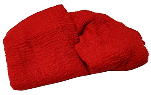 Image of Iba & Isba Women's Plain Crinkled Scarves, Stoles, Hijab (76 x 36 inch)