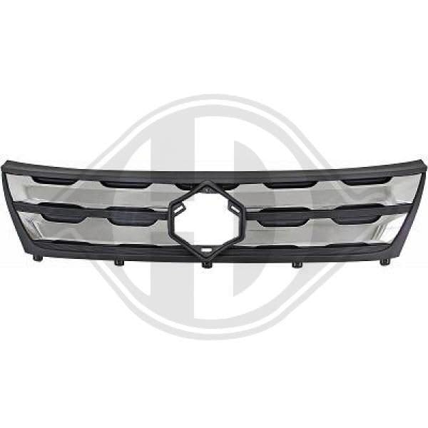 DIEDERICHS Grille de radiateur 6434840 Compatible avec: SUZUKI VITARA