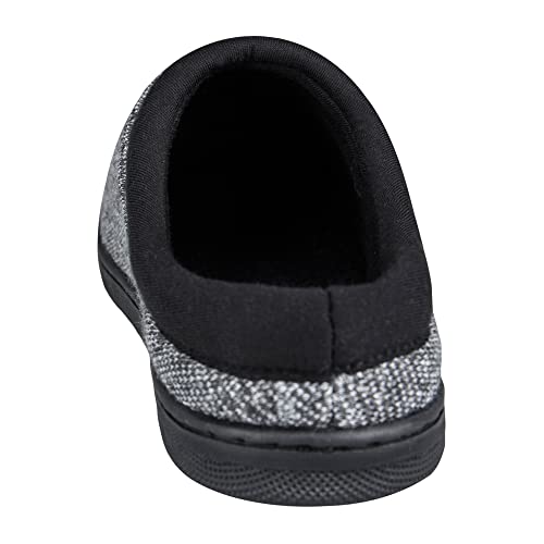 Hanes Comfort Soft Memory Foam Indoor Outdoor Clog Slipper Shoe - Men’s And Boy’s Sizes, Black, X-Large #TOP7