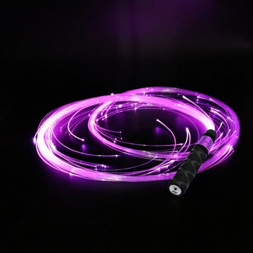 XINYICONG Fiber Optic Whip,Rechargeable LED Whip has 7 Colors 4 Light Modes,Pixel Whip for Dancing Suitable for Rave Toy,Parties, Light Dances,EDM,Carnivals,Gift