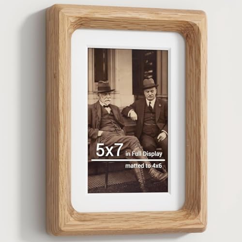 Solid Wood Photo Frame with Tempered Glass