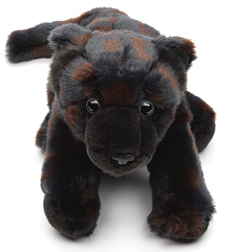 Uni-Toys - Pantera Negra sentada - 25 cm - Peluche de peluche negro
