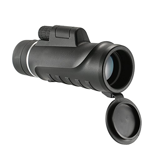 DECDEAL Telescópio de escopo monocular multi-revestido portátil com suporte para smartphone 10x42 co