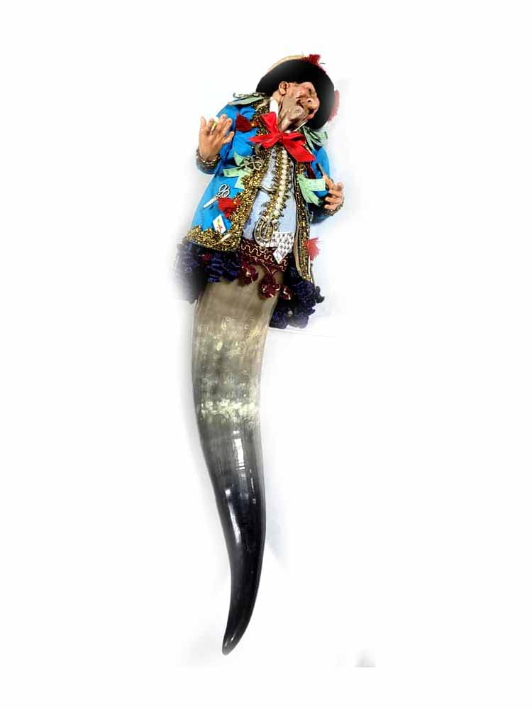Corne gobbo fondu 60 cm en terre cuite pour sublimer votre bar ou restaurant