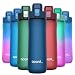 Opard Sports Water Bottle, 20 Oz BPA Free Non-Toxic Tritan Plastic Water Bottle with Leak Proof Flip Top Lid for Gym Yoga Fitness Camping (Blue)