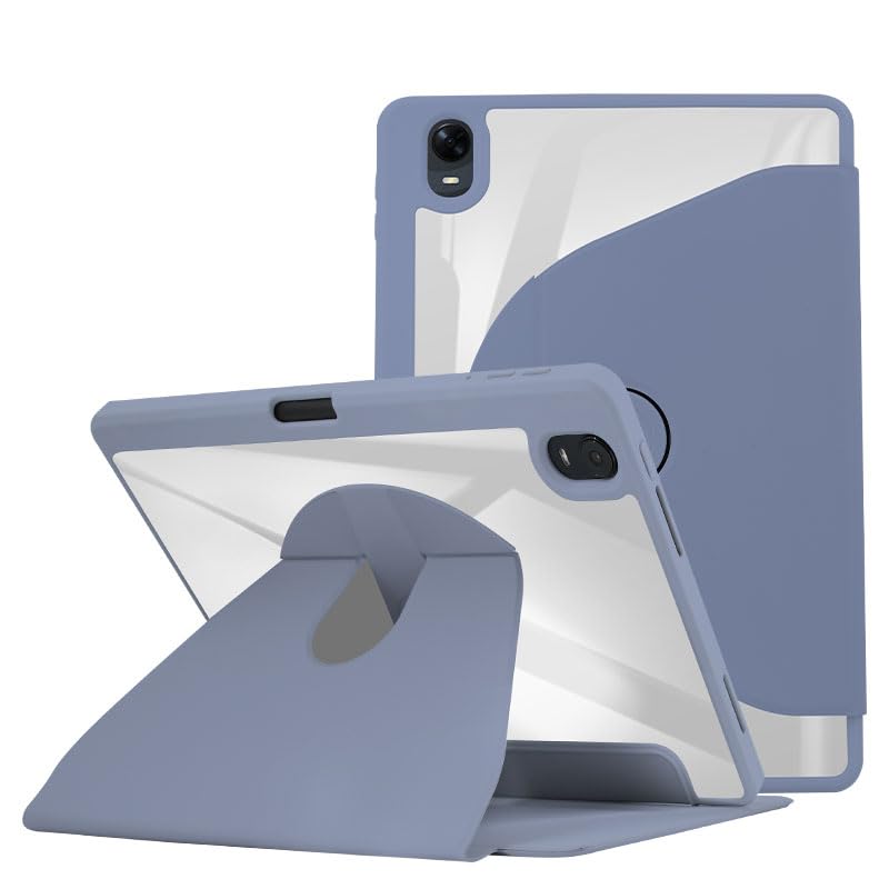 Funda para Realme Pad Mini de 8.7 pulgadas giratoria en color morado