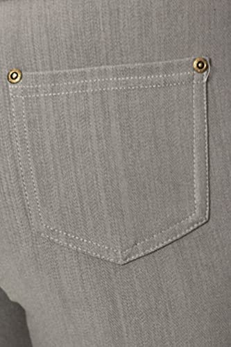 Image of Leggings Depot Women's Cotton Blend Stretch Pull-on Jeggings Casual Pants with Pockets (Available in Plus Size)