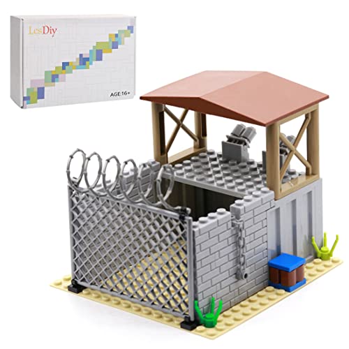 Somog Modular Building Set, Street View Architecture Building Blocks Military Game Scene Bricks Guard House, Modular House Building Model Set And Construction Toy Compatible With Lego House #TOP27