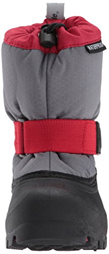 Northside Kids' Zephyr Snow Boot, Charcoal/Red, Size 3 Medium Us Little Kid #TOP1