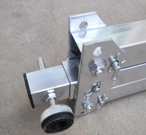 Heavy-Duty Air Conditioner Bracket - Folding Galvanized Installation Tool with Self-Locking Winch for Secure Outdoor AC Mounting