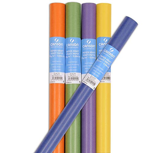 CANSON 24574 Papier 68cmx3m 65 G/m2 Rouleau Blanc