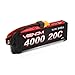 Venom 20C 3S 4000mAh 11.1V LiPo Battery with Universal Plug (2 Packs)