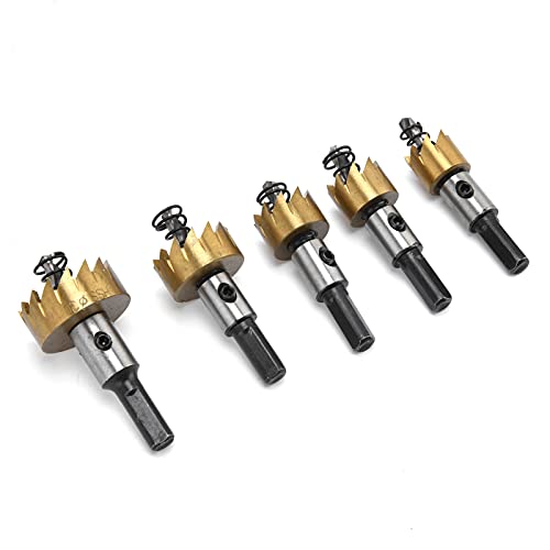 Set de 5 Brocas Abridoras de Orificio HSS para Plástico miniatura 4