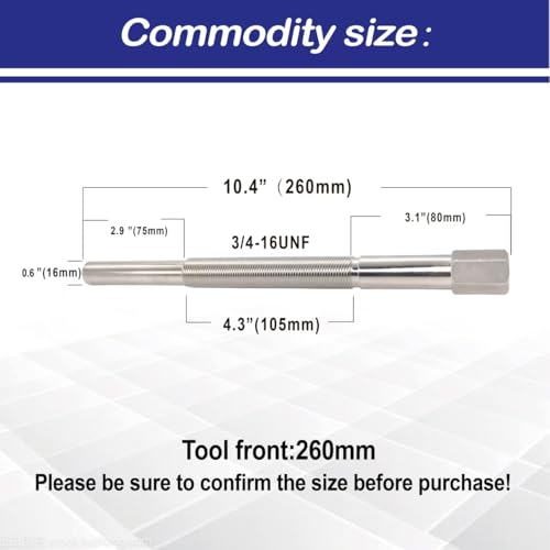 Image of Primary& Secondary Drive Clutch Puller for Polaris All Models Ranger,RZR,Sportsman,General,Scrambler,Worker,Xpedition,Trail Boss,ATV, UTV, Snowmobiles .Hardened Steel.Replaces 2870903 2870506 PU-52422