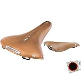  Lepper Sattel Tourer Authentic Line Natur Uni 275x175x65mm 591g + Flicken