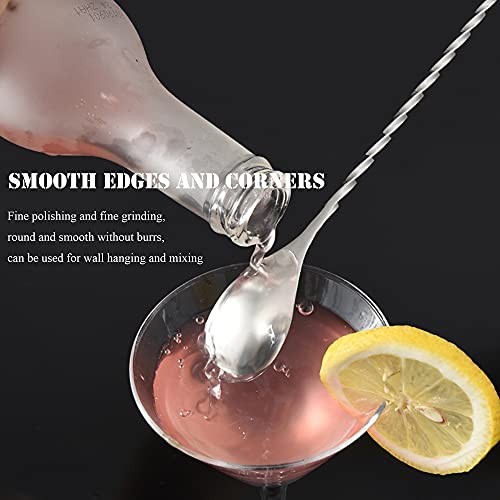 3 Stück Lang Cocktail Löffel Edelstahl poliert Löffel Cocktail Löffel Barkeeper Löffel Professionelle Barlöffel Barware… - Image 6