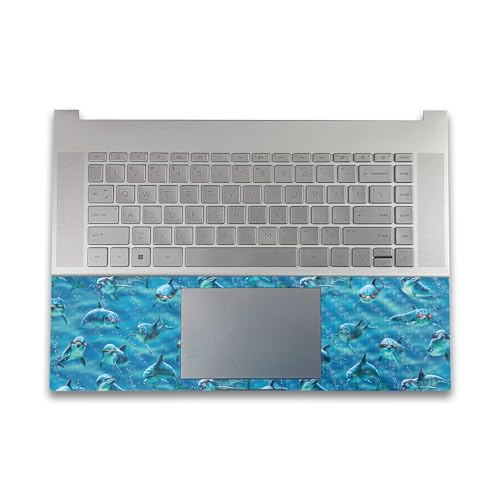 Image of Carbon Fiber Gaming Skin Compatible with HP Envy x360 16 inch (2023) - Dolphin Gang - Premium 3M Vinyl Protective Wrap Decal Cover - Easy to Apply | Crafted in The USA by MightySkins