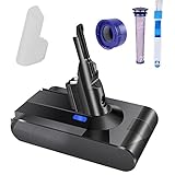 dyson fluffy v7 test [Caja fuerte certificada]: fabricada con una batería de litio premium que cumple con los estándares de prueba de seguridad FCC RoHS CE, 2000 veces probado por el fabricante para cumplir o superar las especificaciones de los productos OEM.