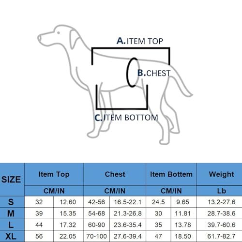Hunde Tragehilfe - Unterstützung Geschirr Hund - Einstellbares Hebegeschirr Für Unterstützung Und Rehabilitation Geeignet Für Behinderte, Verletzte Oder Ältere