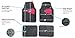 FH Group Automotive Floor Mats - Heavy-Duty Rubber Floor Mats for Cars, Universal Fit Full Set, Climaproof Floor Mats, Trimmable Floor Mats for Most Sedan, SUV, Truck Floor Mats Pink
