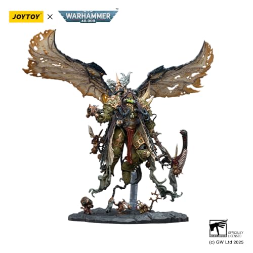 Image of JOYTOY Mortarion Warhammer 40k Death Guard 1 /18 Action Figure